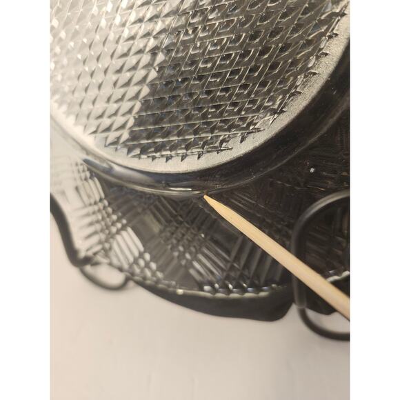 Hazel Atlas Vintage Glass Starlight  8.5" Luncheon Plate Clear - Picture 10 of 10